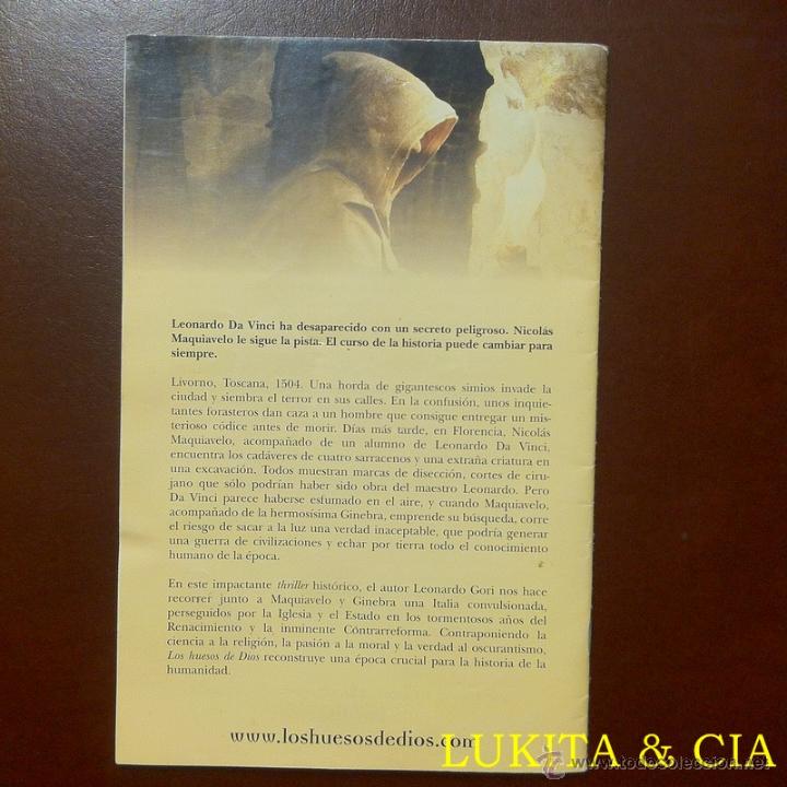 Libros: LOS HUESOS DE DIOS - LEONARDO GORI - UMBRIEL EDITORES. - Foto 2