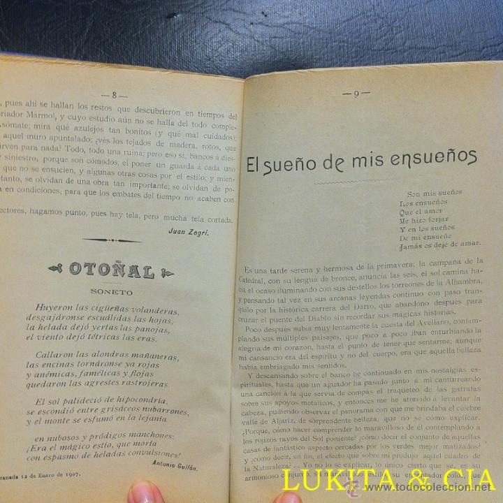 Libros: ESPA&Ntilde;A ART&Iacute;STICA Y LITERARIA - GRANADA 1907. - Foto 5