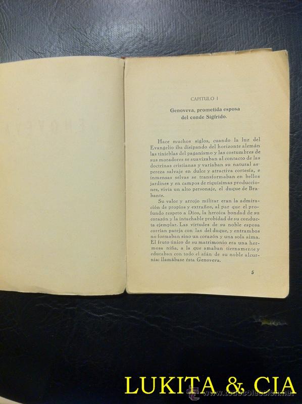 Libros: GENOVEVA - CRISTOBAL SCHMIDT - EDICIONES PAULINA 1952. - Foto 4