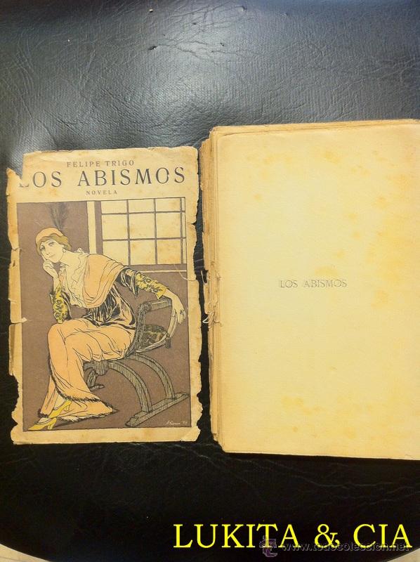 Libros: LOS ABISMOS - FELIPE TRIGO 1913. - Foto 3