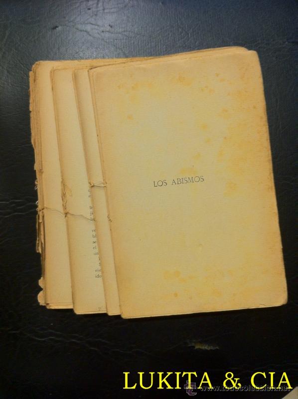 Libros: LOS ABISMOS - FELIPE TRIGO 1913. - Foto 4