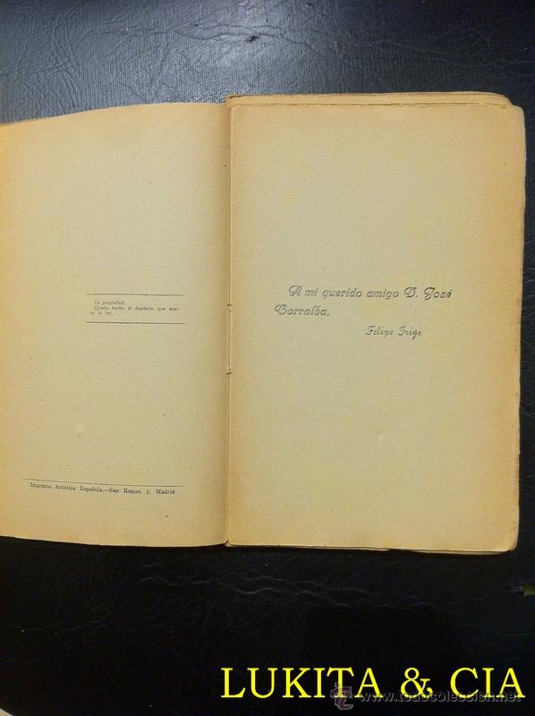Libros: LOS ABISMOS - FELIPE TRIGO 1913. - Foto 6
