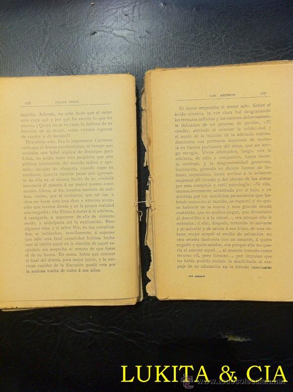 Libros: LOS ABISMOS - FELIPE TRIGO 1913. - Foto 9