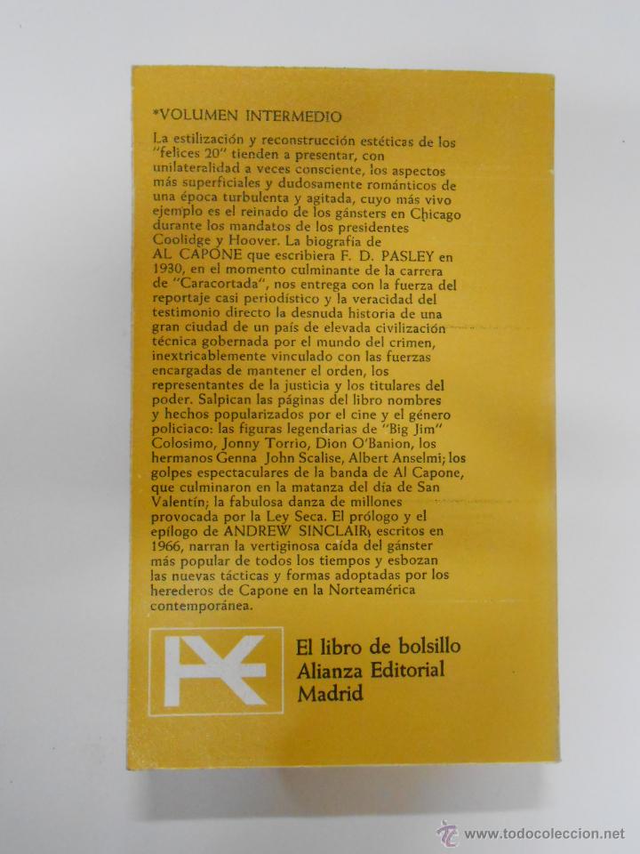 Libros: AL CAPONE. - F. D. PASLEY. TDK196 - - Foto 2