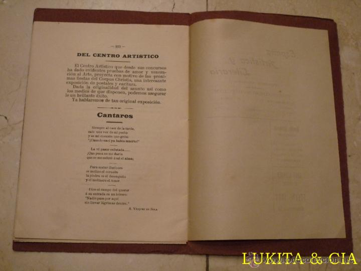 Libros: ESPA&Ntilde;A ART&Iacute;STICA Y LITERARIA - GRANADA 31 DE MAYO DE 1908. N&ordm; 34. - Foto 8