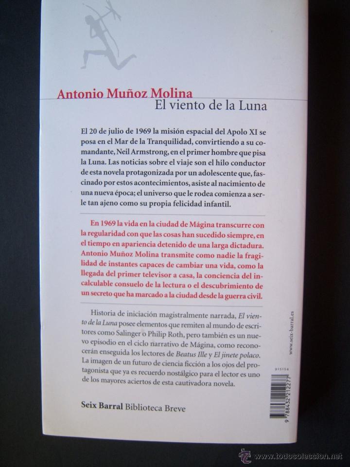 Libros: El viento de la Luna, de Antonio Mu&ntilde;oz Molina. 1&ordf; edici&oacute;n. Impecable - Foto 2