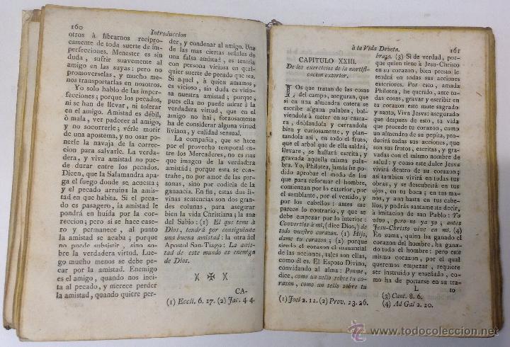 Libros: INTRODUCCION A LA VIDA DEVOTA de S. Francisco de Sales... ; traducida del franc&egrave;s, emmendada y a&ntilde;adi - Foto 3