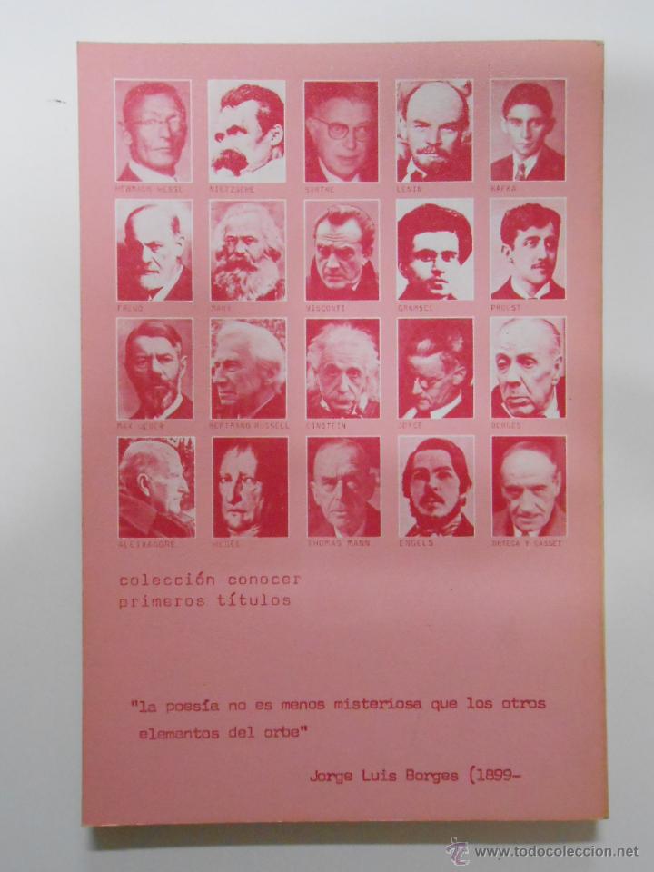 Libros: CONOCER BORGES Y SU OBRA. - BARNAT&Aacute;N, MARCOS RICARDO. TDK199 - - Foto 2