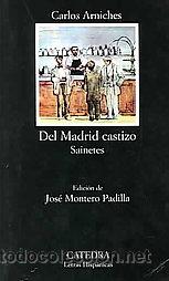 Libros: Del madrid castizo, sainetes, Carlos Arniches - Foto 1