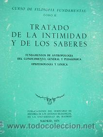 Libros: Tratado de la intimidad y de los saberes, Luis Cencillo - Foto 1