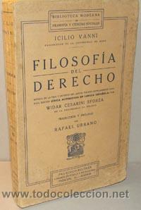 Libros: FILOSOF&Iacute;A DEL DERECHO - ICILIO VANNI - Foto 1
