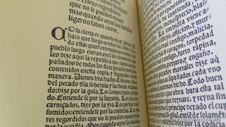Libros: COPLAS DE MINGO REVULGO. HERNANDO DEL PULGAR. FACSIMIL - Foto 3