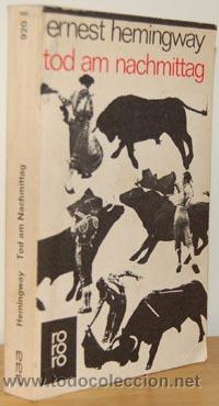 Libros: TOD AM NACHMITTAG - ERNEST HEMINGWAY - Foto 1