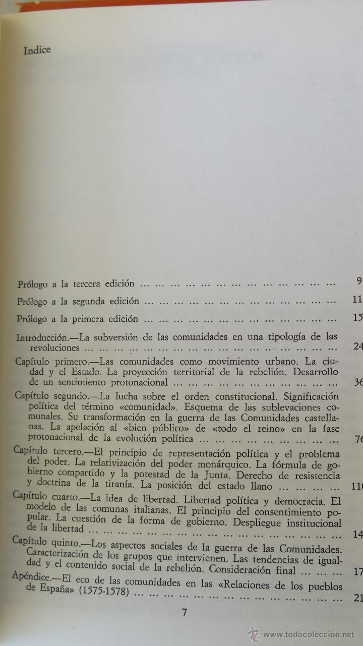 Libros: LAS COMUNIDADES DE CASTILLA. JOSE ANTONIO MARAVALL - Foto 2