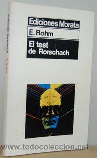 Libros: EL TEST DE RORSCHACH - E. BOHM - Foto 1