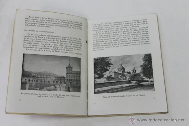 Libros: EL ESCORIAL GUIA TURISTICA 1960 - Foto 3
