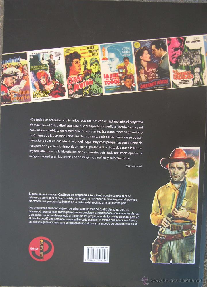 Libros: EL CINE EN SUS MANOS (Cat&aacute;logo de programas sencillos vol. 1) Pepe Alfaro - Foto 2