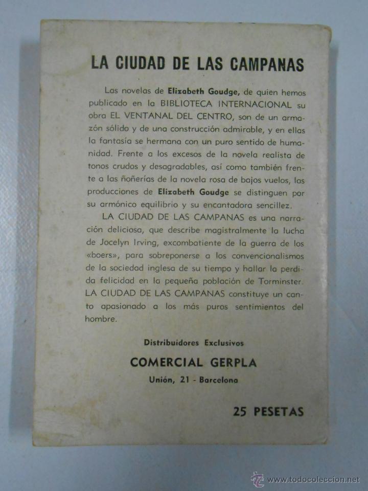 Libros: LA CIUDAD DE LAS CAMPANAS. GOUDGE, Elizabeth. TDK116 - - Foto 2