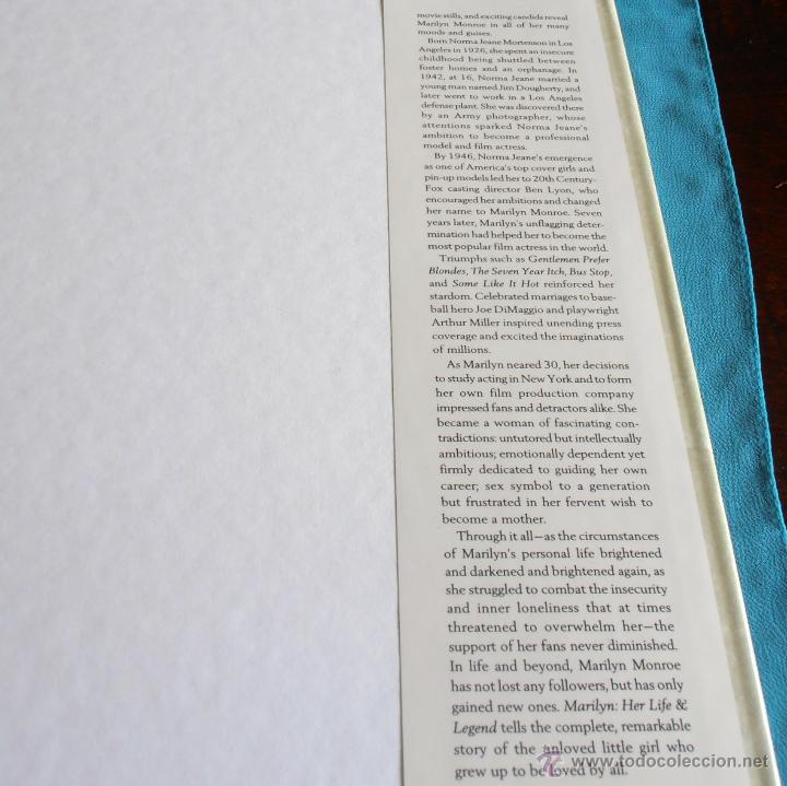 Libros: MARILYN, HER LIFE & LEGEND - Foto 3