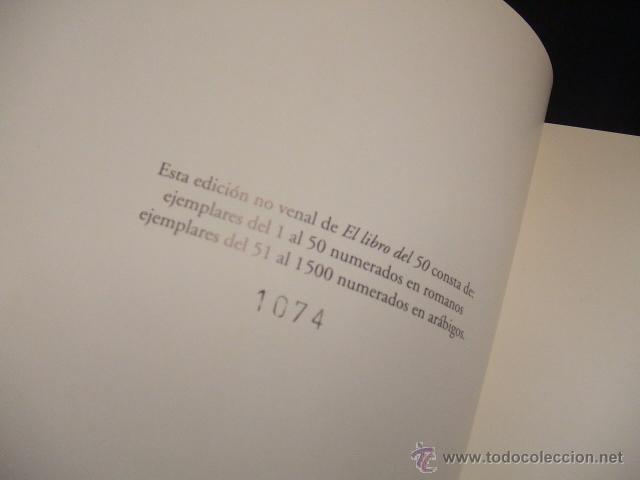 Libros: EL LIBRO DEL 50 - EDICION LIMITADA Y NUMERADA - ANAYA - - Foto 3