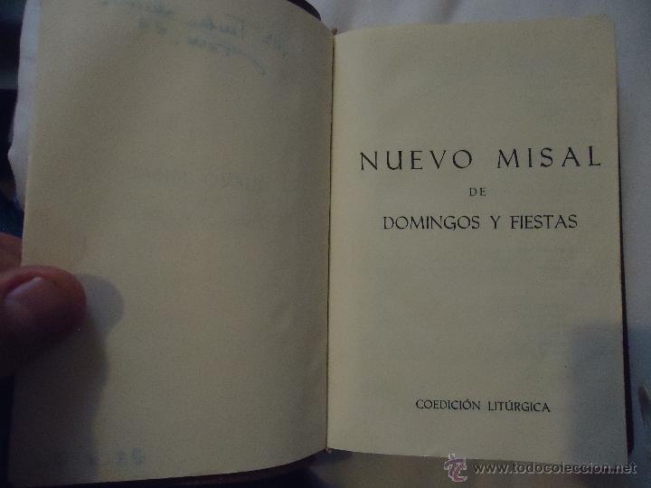 Libros: RELIGION - MISAL 1969 - Foto 2