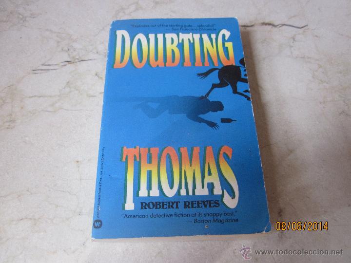 Libros: ROBERT REEVES - DOUBTING THOMAS - WARNER BOOKS 1986 - Foto 1