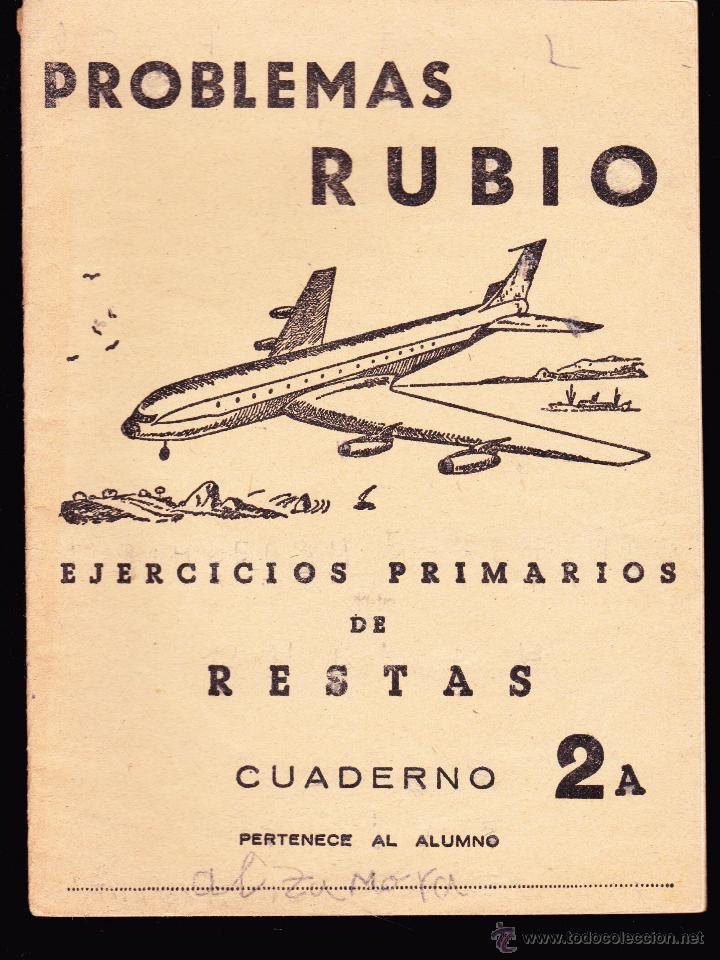 Libros: PROBLEMAS RUBIO - EJERCICIOS DE RESTAS - CUADERNO 2A - Foto 1