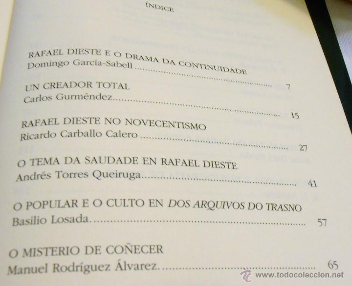 Libros: RAFAEL DIESTE, UN CREADOR TOTAL, GALAXIA - Foto 4
