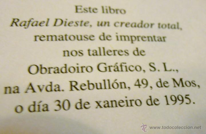 Libros: RAFAEL DIESTE, UN CREADOR TOTAL, GALAXIA - Foto 6