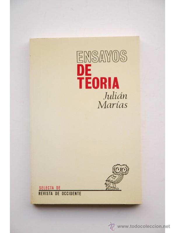Libros: Ensayos de teor&iacute;a - MAR&Iacute;AS, Juli&aacute;n - Foto 1