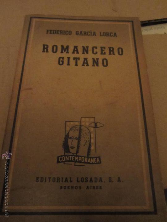 Libros: Federico Garcia Lorca Romancero Gitano
