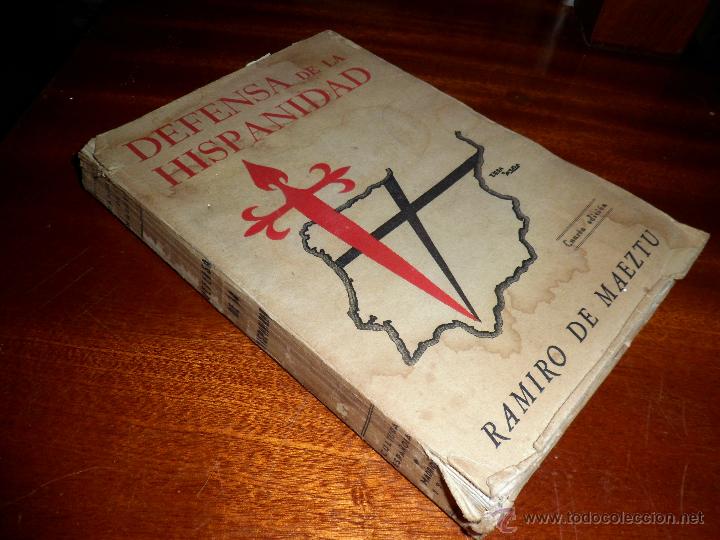 Libros: DEFENSA DE LA HISPANIDAD. RAMIRO DE MAEZTU (1941) - Foto 1