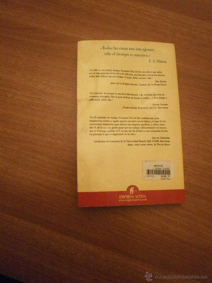 Libros: EL VENDEDOR DE TIEMPO - - Foto 3