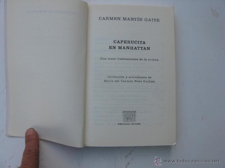 Libros: libro de caperucita en manhatan de carmen mart&iacute;n gaite - Foto 2