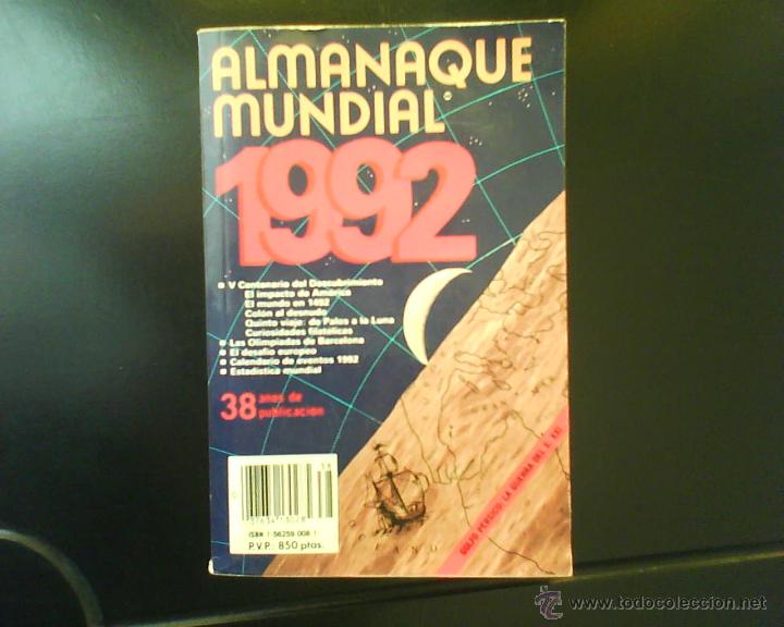 Libros: ALMANAQUE MUNDIAL 1992 PAISES DEL MUNDO