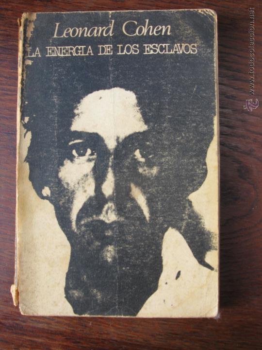 Libros: libro de leonard cohen la energia de los esclavosq - Foto 1