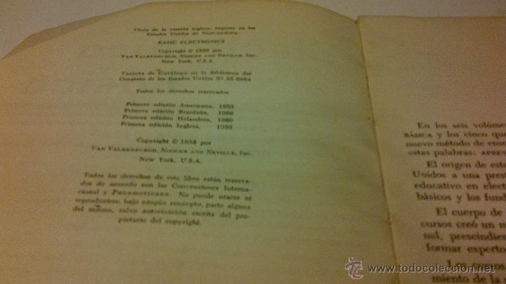 Libros: ELECTRONICA BASICA 1. VAN VALKENBURGH. COMMON CORE. EDITORIAL BELL - Foto 5