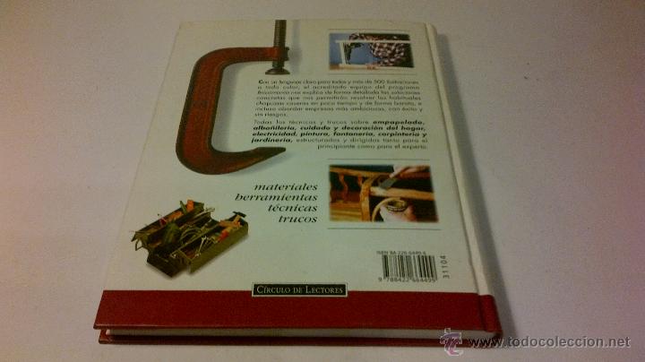 Libros: BRICOMANIA EL PLACER DE CONSTRUIR UNO MISMO. CIRCULO DE LECTORES - Foto 2