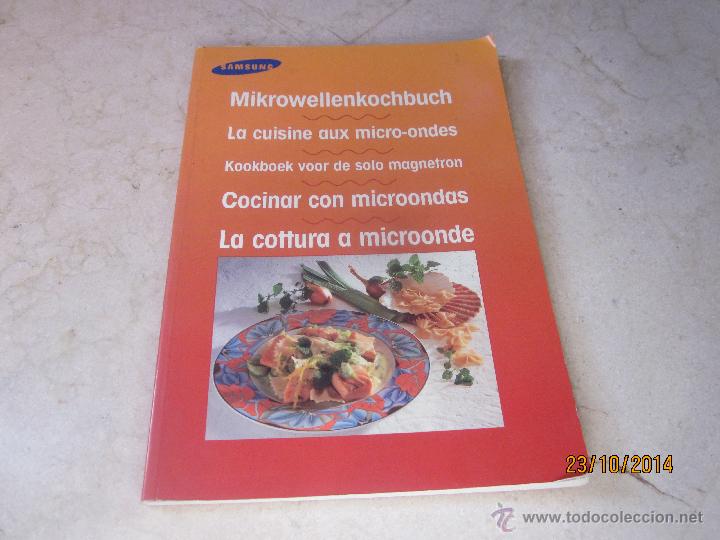 Libros: COCINAR CON MICROONDAS - SAMSUNG 1994 - Foto 1