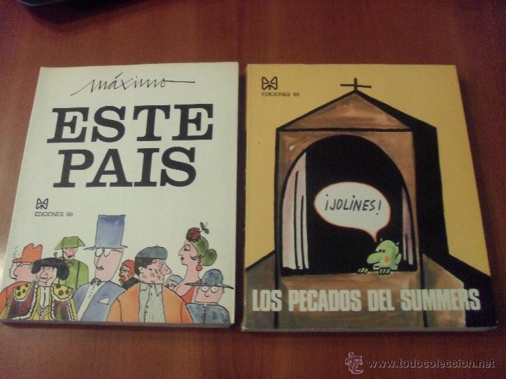 Libros: LOTE 2 LIBROS EDICIONES 99, LOS PECADOS DE SUMMERS, ESTE PAIS - Foto 1