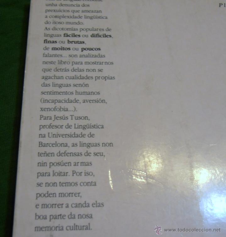 Libros: MAL DE LINGUAS, JESUS TUSON - Foto 2