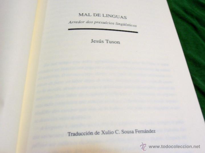Libros: MAL DE LINGUAS, JESUS TUSON - Foto 4