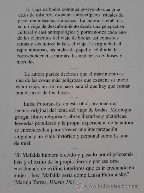 Libros: LUNAS DE MIEL -- LUISA FUTORANSKY -- EDITORIAL JUVENTUD -- - Foto 3