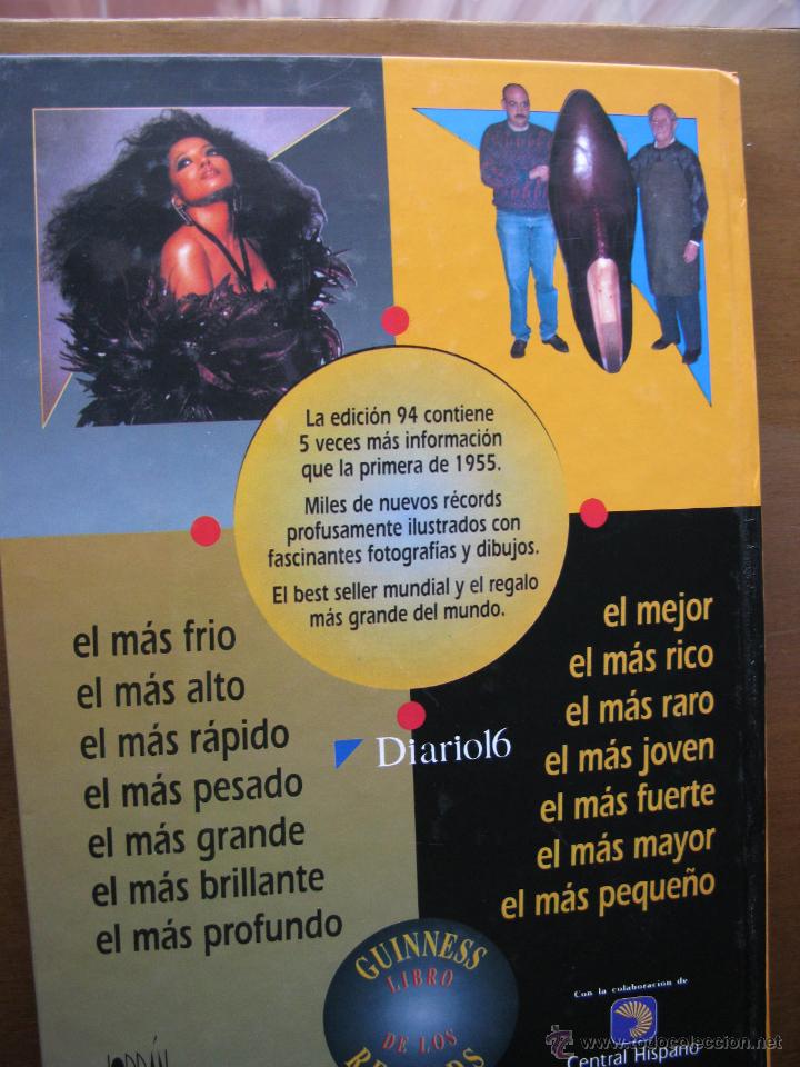 Libros: guinness. libro de los records. 1994. - Foto 2
