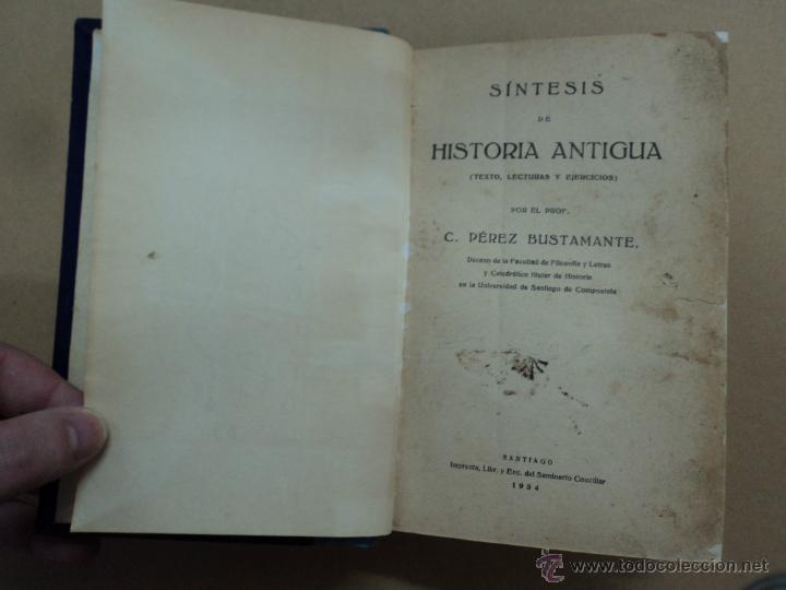 Libros: Sintesis Historia Antigua - C. P&eacute;rez Bustamante - Foto 1