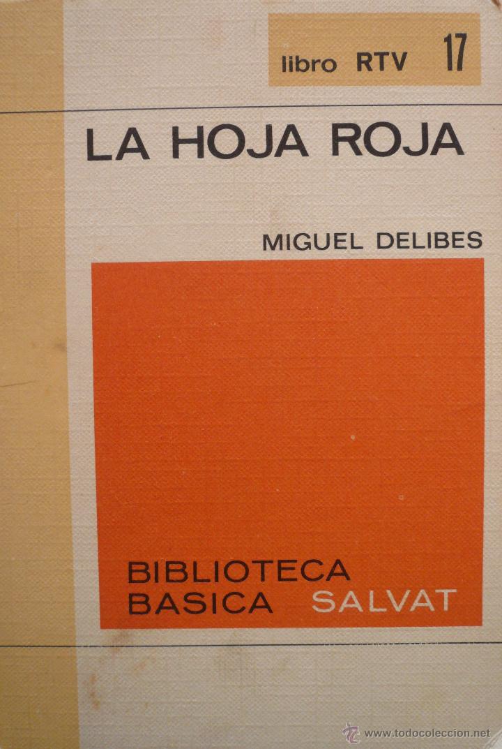 Libros: MIGUEL DELIBES / LA HOJA ROJA (D-974) - Foto 1
