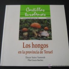 Libros: LOS HONGOS EN LA PROVINCIA DE TERUEL. CARTILLAS TUROLENSES 1995. SETAS, MICOLOGIA. Lote 46607658