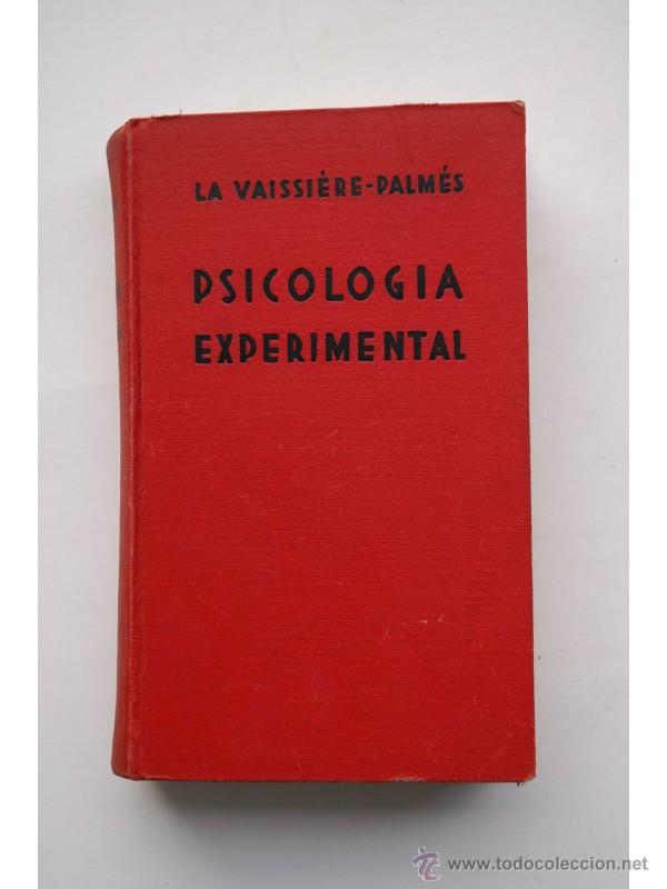 Libros: Psicolog&iacute;a experimental - VAISSIERE-PALMES - Foto 1
