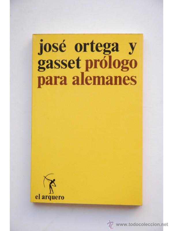 Libros: Pr&oacute;logo para alemanes - ORTEGA Y GASSET, Jos&eacute; - Foto 1