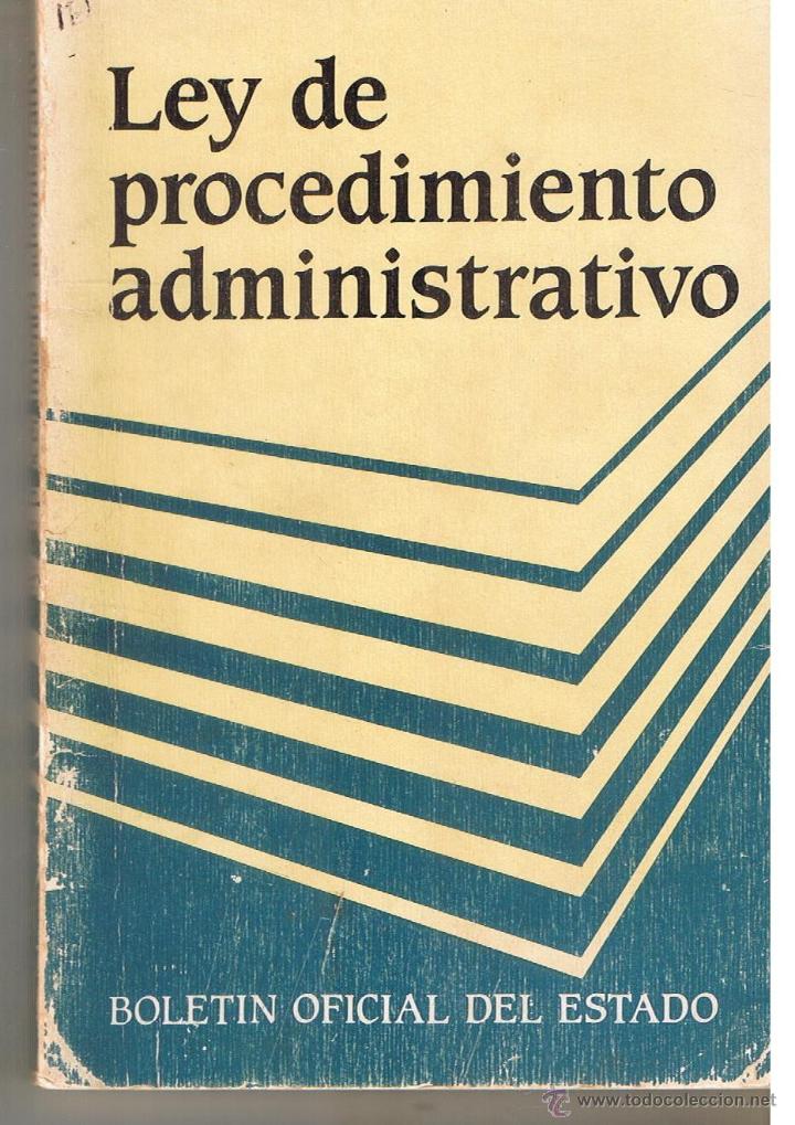 Libros: LEY DE PROCEDIMIENTO ADMINISTRATIVO. SERIE UNIVERSITARIA.  (RF.AP1/C3) - Foto 1